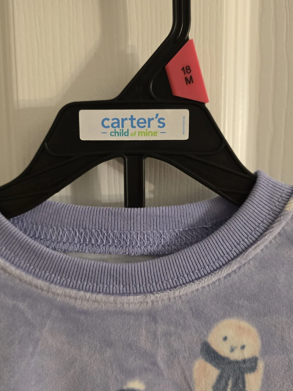 Carter's Pajama 2 piece Set PJ Baby Toddler Snug Fit Perfect for Cold 18 Months
